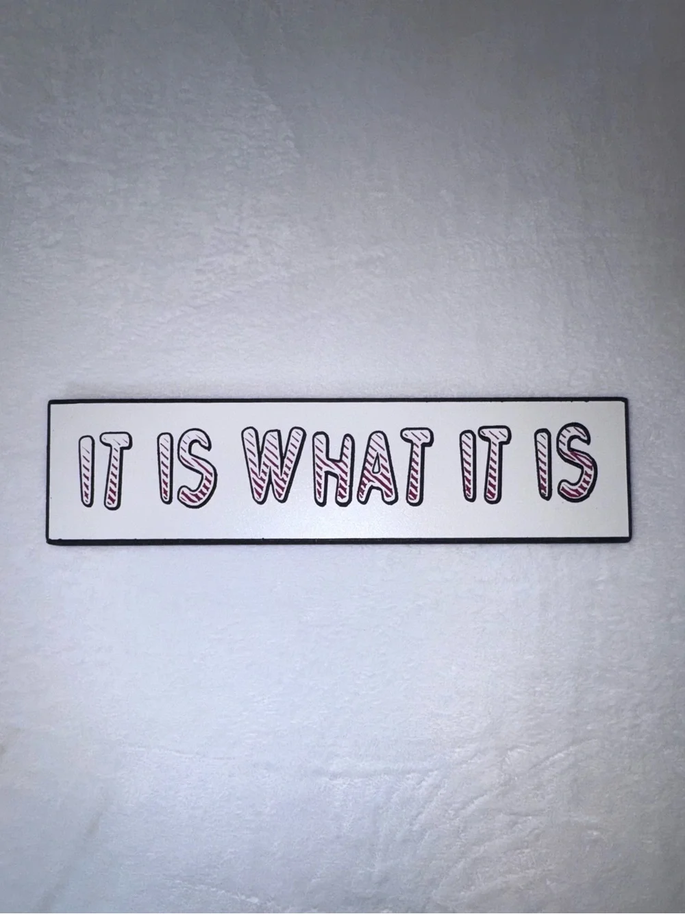 It Is What It Is Decorative Wall Sign Funny Farmhouse Shelf Decor